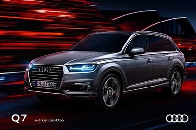 Audi Q7 e-tron prospekt 2016 Czechy 