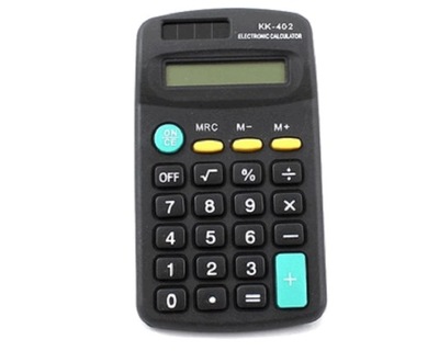 mały podręczny szkolny kalkulator