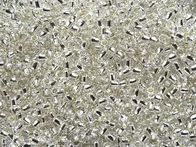 Koraliki TOHO Round Silver-Lined Crystal 8/0-21