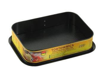 TORTOWNICA PROSTOKĄTNA 34x24cm SNB NIEPRZYWIERALNA