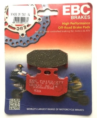 SABOTS DE FREIN DE FREIN EBC FA152/2TT - milautoparts-fr.ukrlive.com