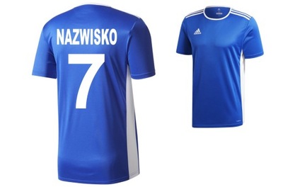 Adidas koszulka piłkarska sportowa z NADRUKIEM 116