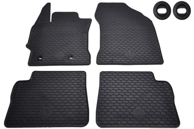 MATS RUBBER FOR TOYOTA AURIS 2 II (2013-) BEZZAPACHOWE +STOPERY  