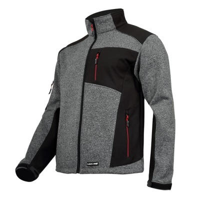 JACKET JESIEN-WIOSNA SOFTSHELL, SZARO-CZARNA - milautoparts-fr.ukrlive.com