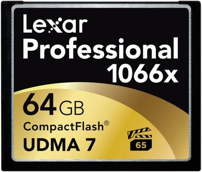Zwrot Karta 64GB Compact Flash CF 160MB/s 1066x Lexar