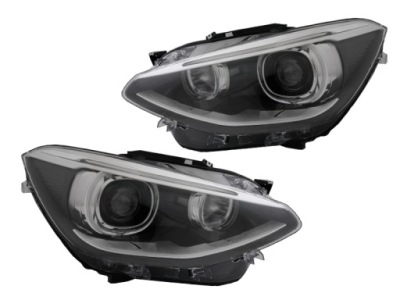 Фары фары комплект  кольца anmgel eyes ксенон look led тюнинг bmw 1 f20 f21 фото №1