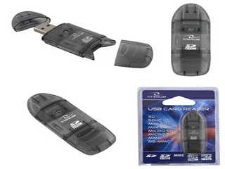 USB 2.0 Tani czytnik kart SD microSD SDHC