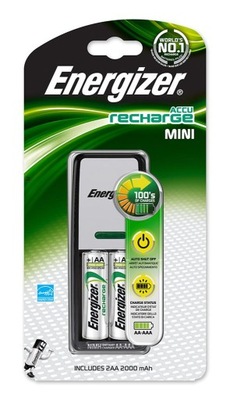 Ładowarka Energizer Mini Charger AAA + 2 Akumulatorki AA 2000 mAh