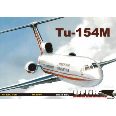 Orlik 100 Samolot pasażerski Tupolew Tu-154M 1:50