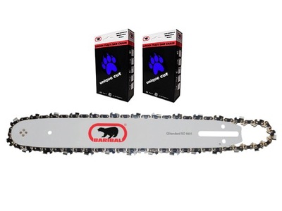 2x Mocny Łańcuch + Prowadnica Piły Partner P360S