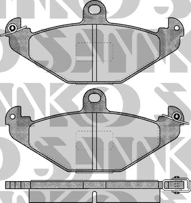 SAMKO PADS BRAKE REAR CHRYSLER RENAULT GDB1041 - milautoparts-fr.ukrlive.com