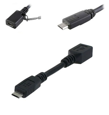 Kabel Adapter Przejściówka z mini USB na micro USB