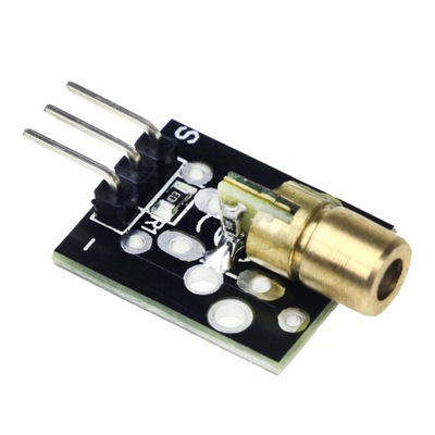 Moduł z diodą laserową 650nm 5mV KY-008 arduino FV