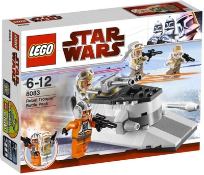 LEGO STAR WARS 8084-Snowtrooper Battle Pack Używan