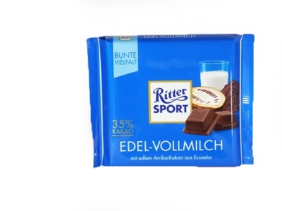 CZEKOLADA RITTER SPORT mleczna deserowa