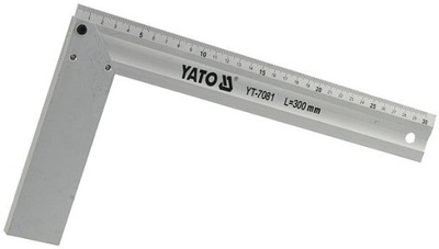 YATO Kątownik aluminiowy 300mm przymiar YT-7081