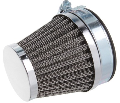 MOTORCYCLE CONE FILTER AIR CHROME BIG 50MM - milautoparts-fr.ukrlive.com