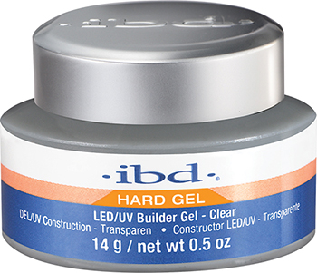 IBD LED/UV BUILDER HARD GEL CLEAR ŻEL BUDUJĄCY 14G