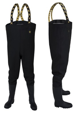 Spodniobuty Wodery SB01 Czarne Wędkarskie PROS 41