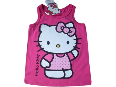 Hello Kitty bluzka bokserka 116cm na 5 lat BAWEŁNA LATO