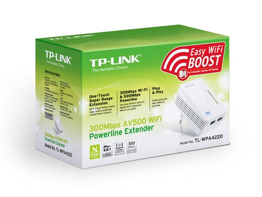 Передатчик TP-LINK TL-WPA4220 AV500 300 Мбит/с