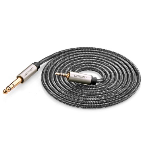 UGREEN Kabel Adapter Przewód Audio Mini Jack 3.5mm Do Jack 6,35mm TRS 2m