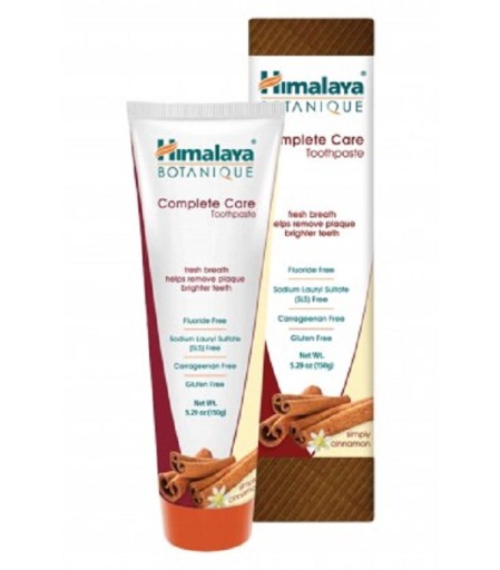 Зубная паста Himalaya Botanique Complete Care со вкусом корицы без фтора