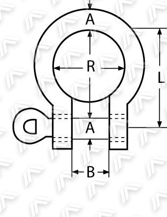 НЕРЖАВЕЮЩАЯ НЕРЖАВЕЮЩАЯ ШЕЙКЕЛЬ OMEGA 4мм КОВАННАЯ КРУГЛАЯ НЕРЖАВЕЮЩАЯ СТАЛЬ A4 AISI316