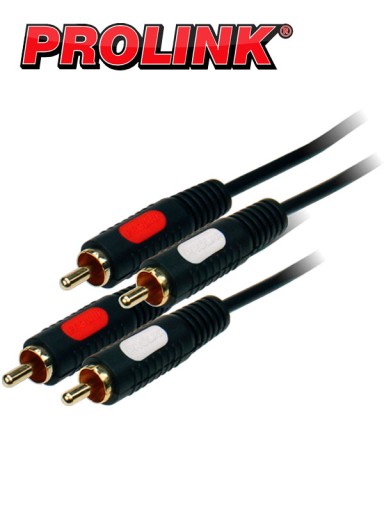 КАБЕЛЬ 2 RCA — 2 x RCA АУДИО CINCH GOLD PROLINK CLASSIC CL427 5 м