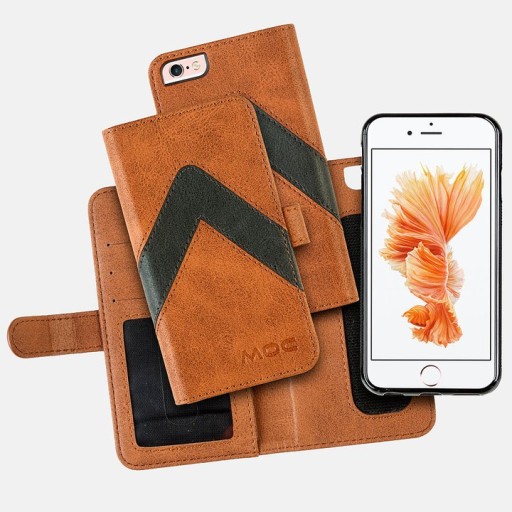 Portfel do iPhone 7 8 MOC Velcro Leather Wallet Br