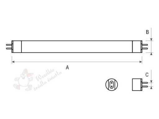 Люминесцентная лампа Osram HE 14W/865 T5 6500K 1544