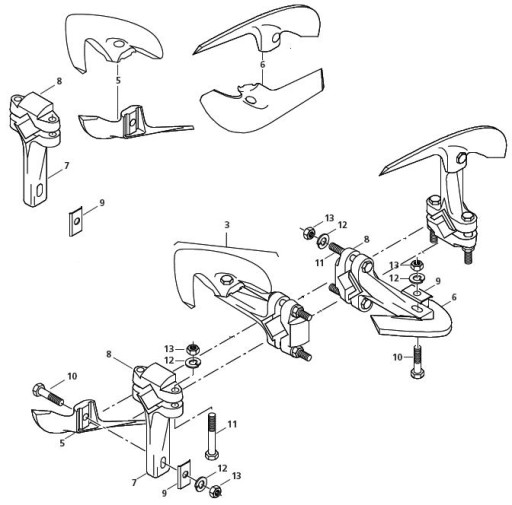 Brinkmann Mixman Utiform Рычаг миксера