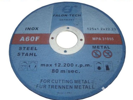 ДИСКИ ДЛЯ РЕЗКИ МЕТАЛЛА INOX 125x1,2 MM KCE