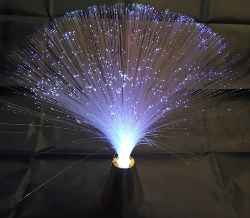 Lampka LED światłowodowa dekoracyjna 30 cm - zmienia kolory