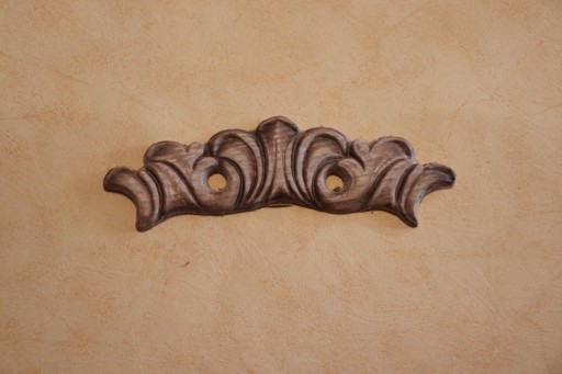 Dekor 14x4cm, aplikacja, sztukateria - D122