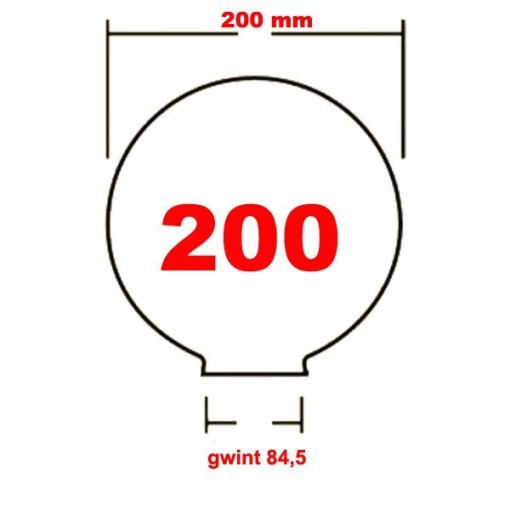 Садовый абажур WHITE BALL 200 нить 84,5 ПММА