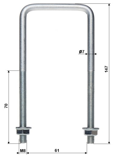 КИБАНТ CYB-60/M8X140 ABCV