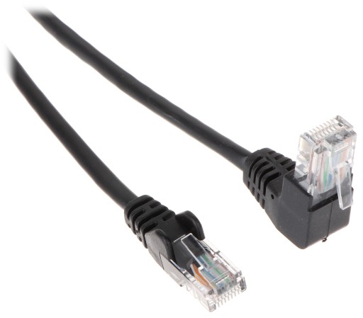 Патчкорд RJ45/1.0-PK/B черный кат.5e 1,0м ABCV