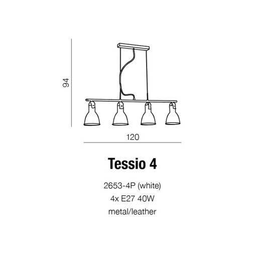 Tessio 4 AZ1282 Подвесной светильник Azzardo