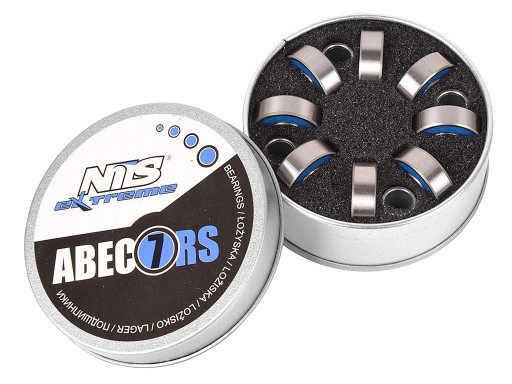 ПОДШИПНИКИ ДЛЯ РОЛИКОВЫХ КОНЬКОВ ABEC-7 RS CARBON НАБОР 8 шт. NILS EXTREME