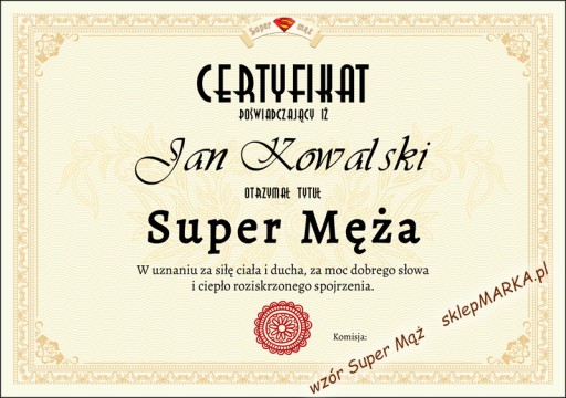 Mąż na medal Pantofle - super prezent dla Niego 49