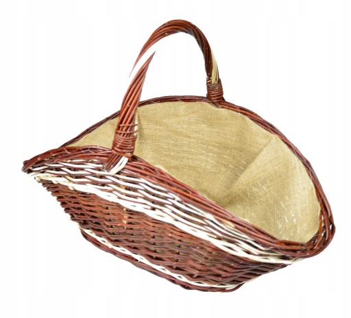 Каминная корзина плетеная WOOD BASKET XL ДЖУТ