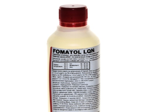 Фотопроявитель Foma для бумаги Fomatol LQN 0,25л