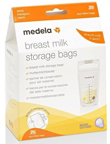 MEDELA одноразовые пакеты для еды 25 шт.