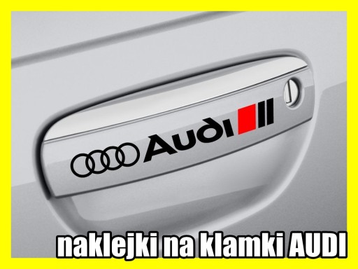 НАКЛЕЙКИ НА БАМПЕР AUDI SPORT S-LINE A3 A4 A6 A8