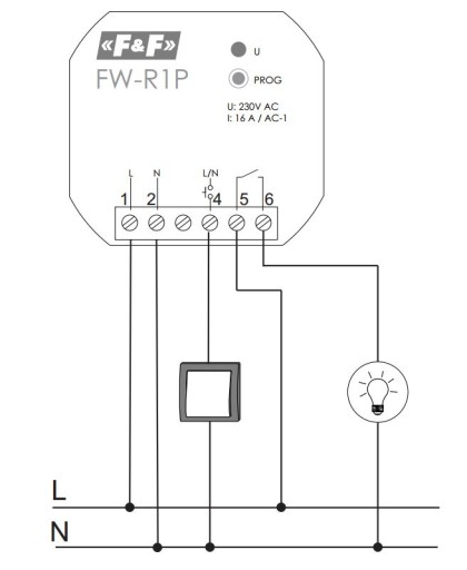 РАДИОБИСТАБИЛЬНЫЙ РЕЛЕ FW-R1P