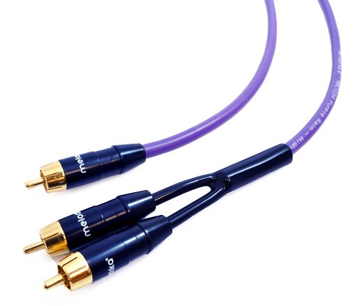 Melodika MDSWY30 Kabel do subwoofera typu Y (RCA-2xRCA) Purple - 3m