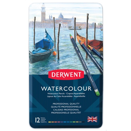 Derwent Watercolor 12. Набор акварельных карандашей