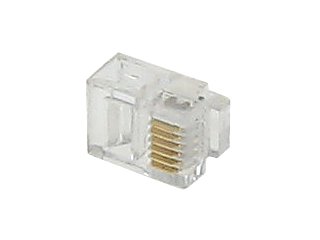 Телефонный разъем RJ12*P10 6P6C, 10 шт. ABCV