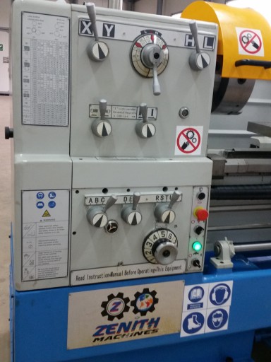 TOKARKA DO METALU 660 X 2000 FI105 PRZELOT